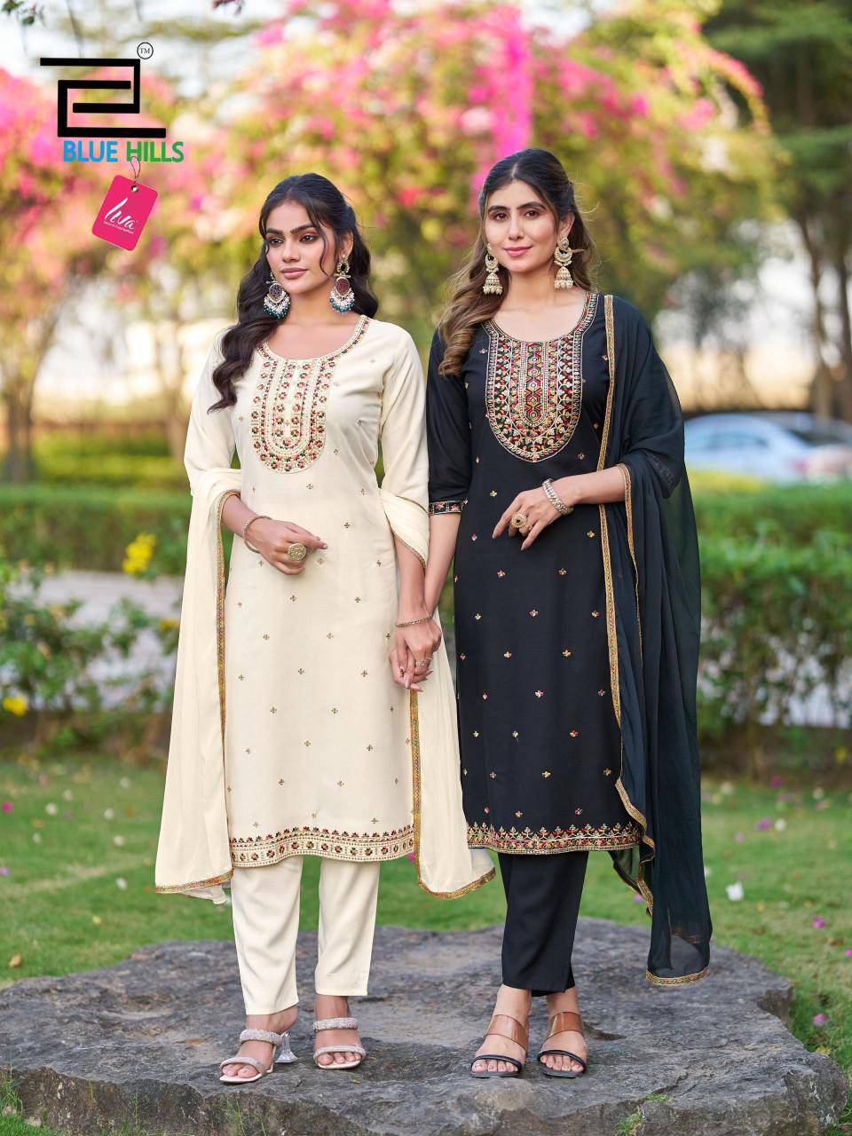 Blue hills border vol 2 Wholesale ladies Kurtis in Gujarat